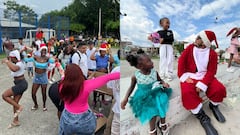 Creadores de contenido y comerciantes del centro se unen para darle una feliz Navidad a niños y personas adultas de escasos recursos en Cali.