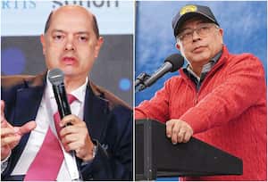 Enrique Vargas Lleras y Gustavo Petro