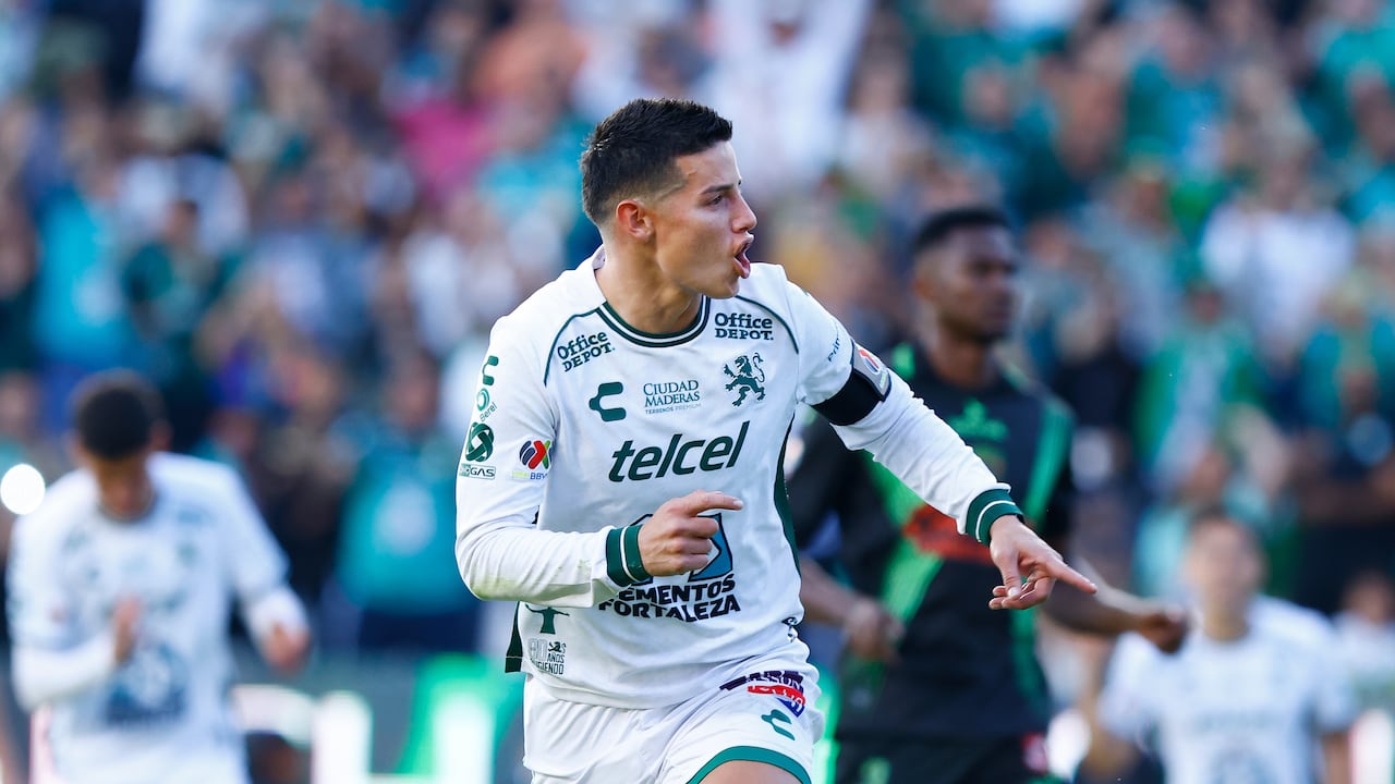 Primer grito de gol de James Rodríguez en Club León