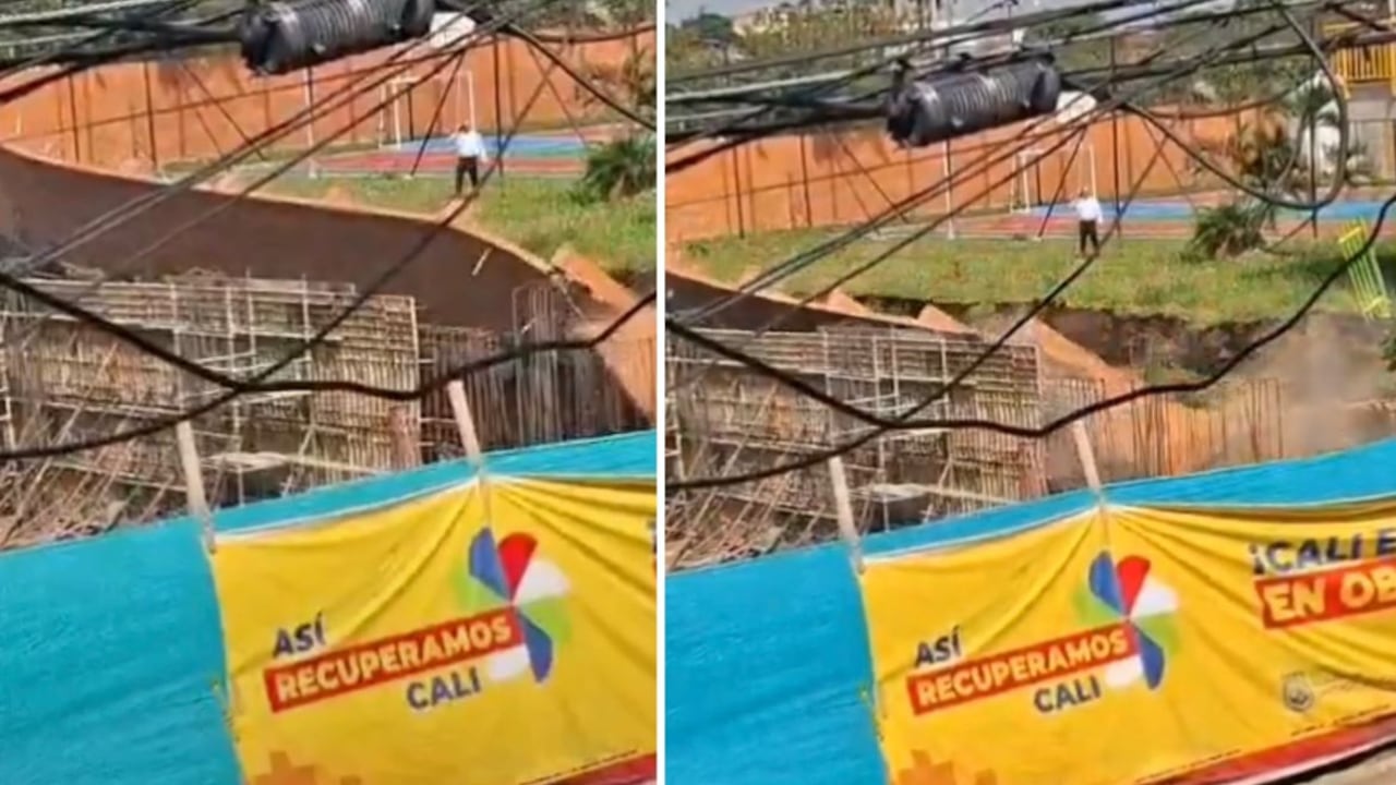 Alcaldía inspecciona e inicia investigación por colapso de muro en obras de sede educativa