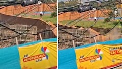 Alcaldía inspecciona e inicia investigación por colapso de muro en obras de sede educativa