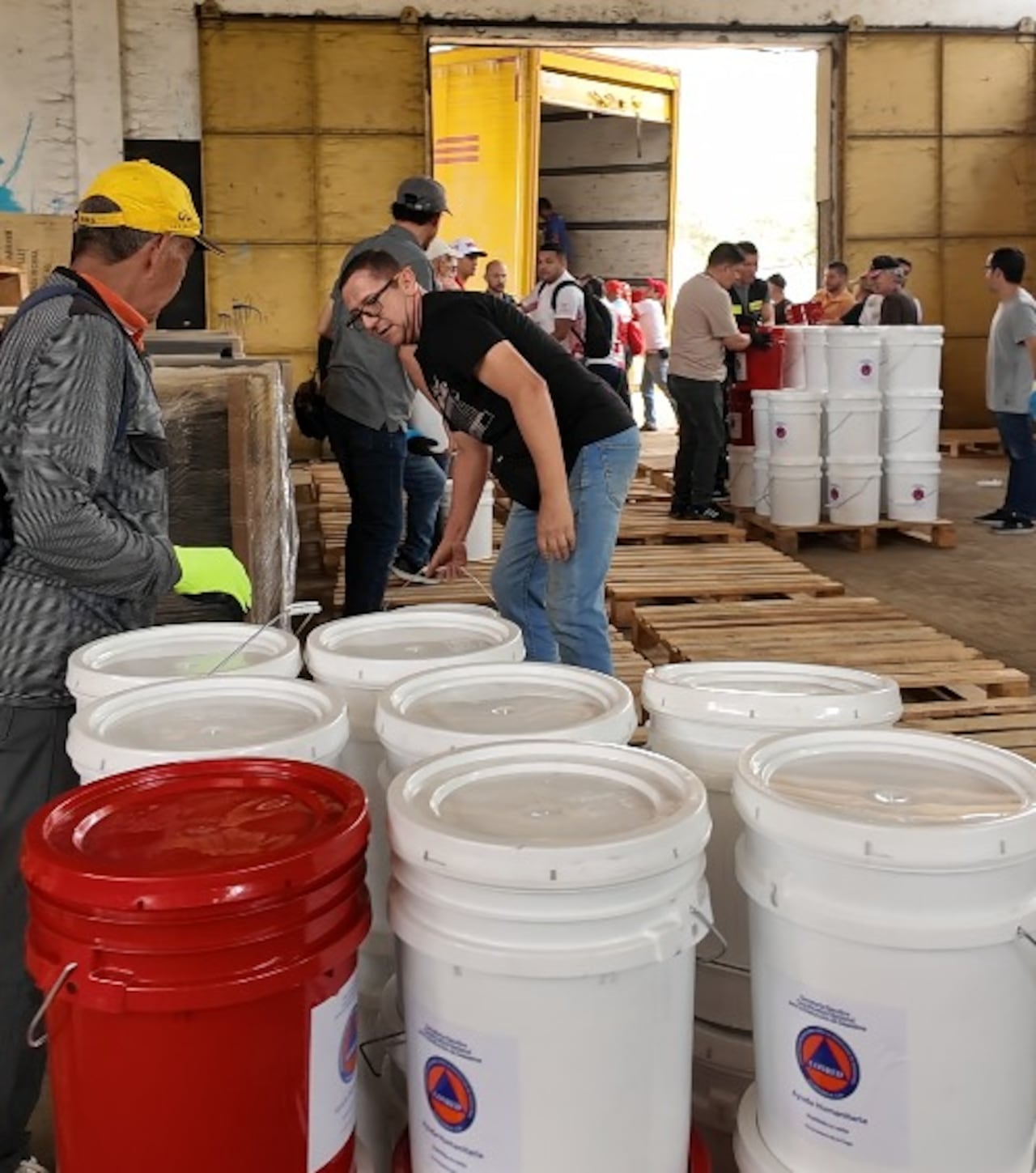 Ayuda humanitaria proveniente de Guatemala.
