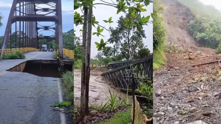Desbordamiento de ríos provoca el aislamiento de Arauca por graves daños en las carreteras