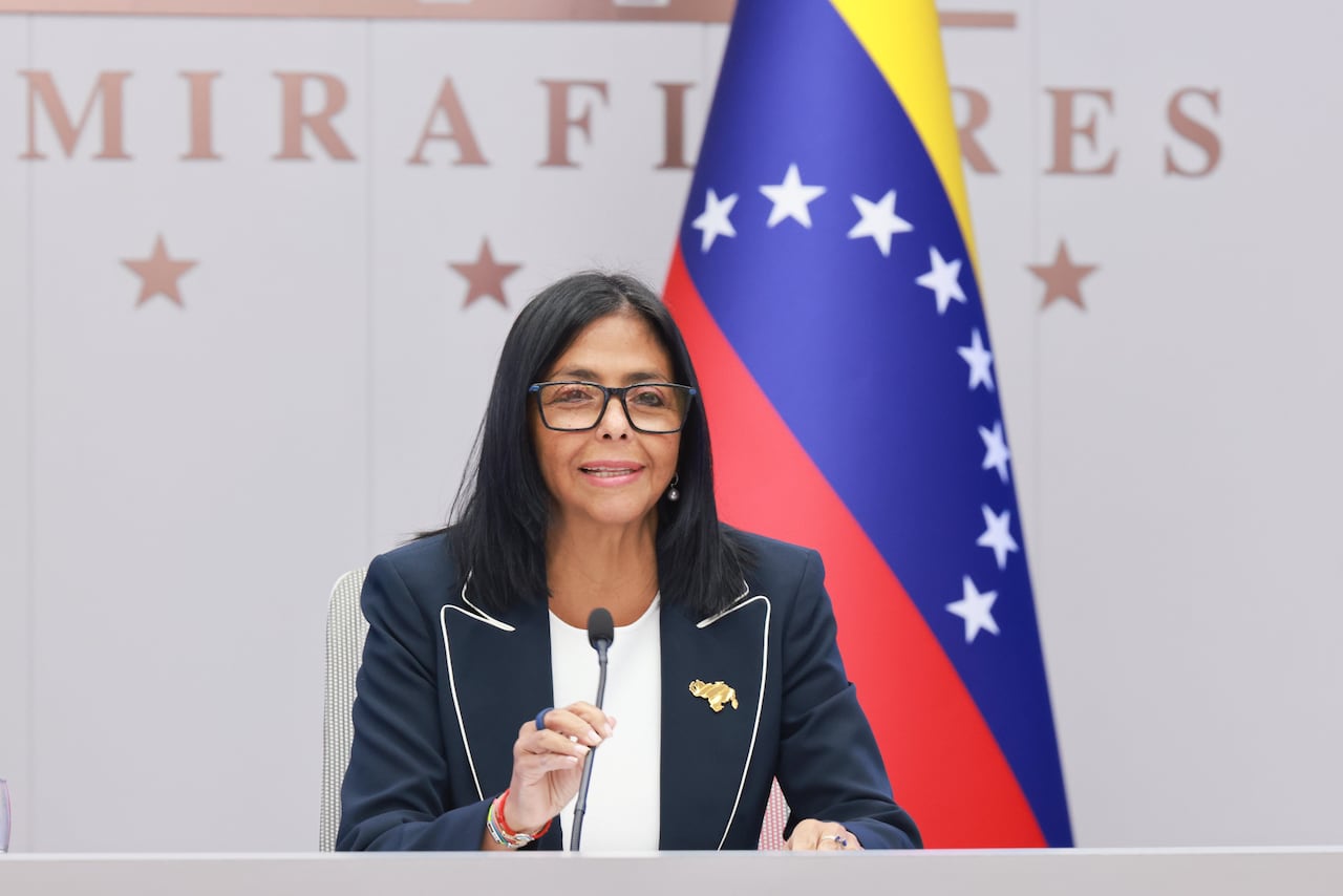 Delcy Rodríguez, presidenta encargada de Venezuela