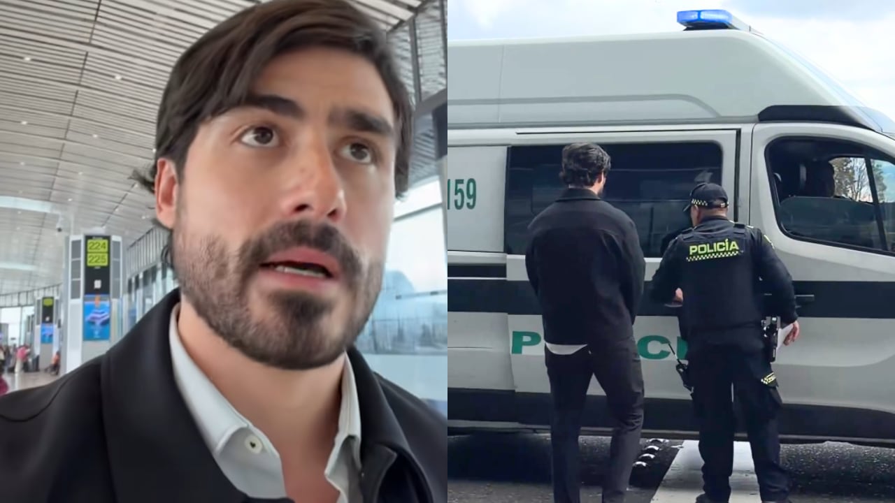 Samuel Adrián fue arrestado en el Aeropuerto El Dorado.