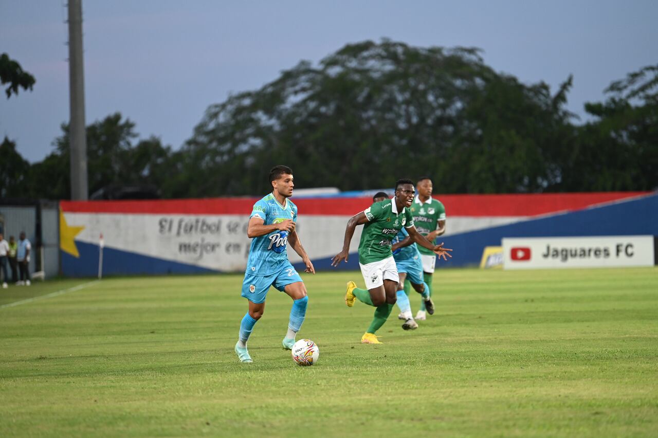 Deportivo Cali empató a un gol frente a Jaguares, por la fecha 19 de la Liga colombiana.