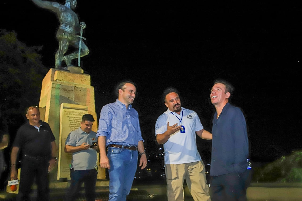 El recorrido finalizó en el monumento a Sebastián de Belalcázar, uno de los sitios emblemáticos de la ciudad.