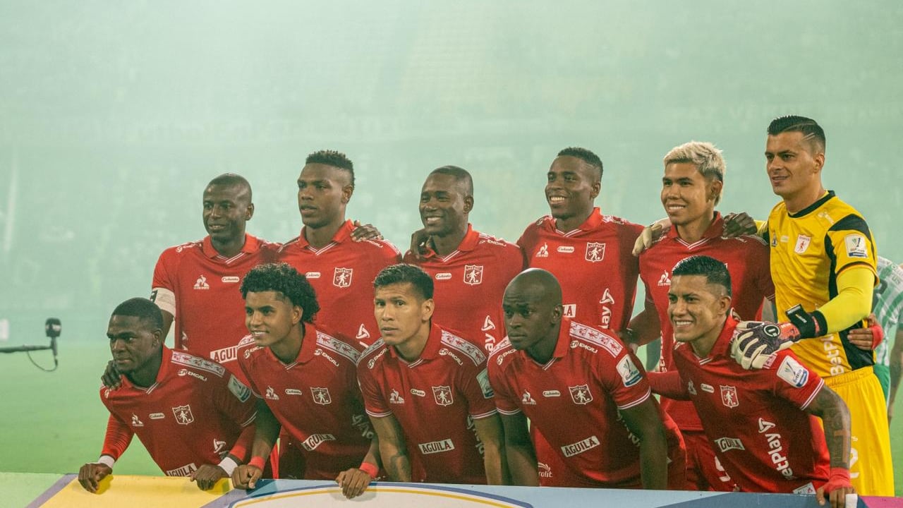 Imagen del partido entre Atlético Nacional y América de Cali por la fecha 1 del Grupo A de los cuadrangulares semifinales del segundo semestre de la Liga Colombiana 2025.