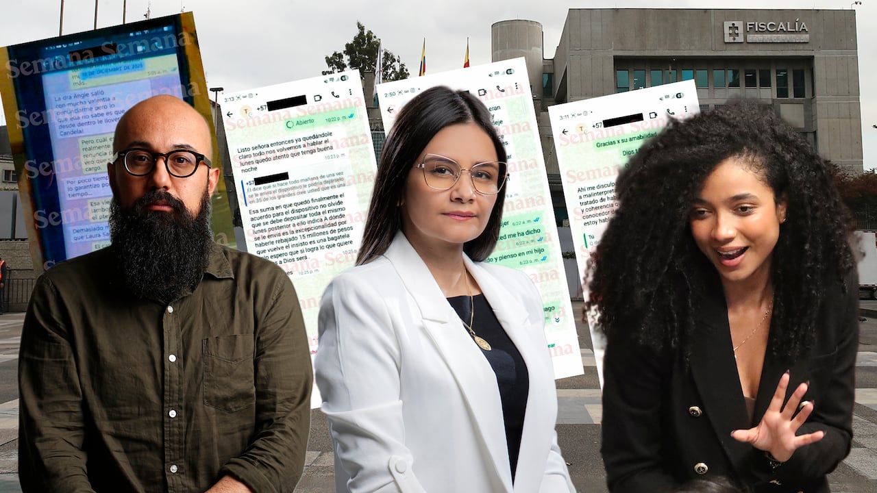 Carlos Carrillo, Angie Rodríguez y Juliana Guerrero