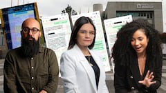 Carlos Carrillo, Angie Rodríguez y Juliana Guerrero