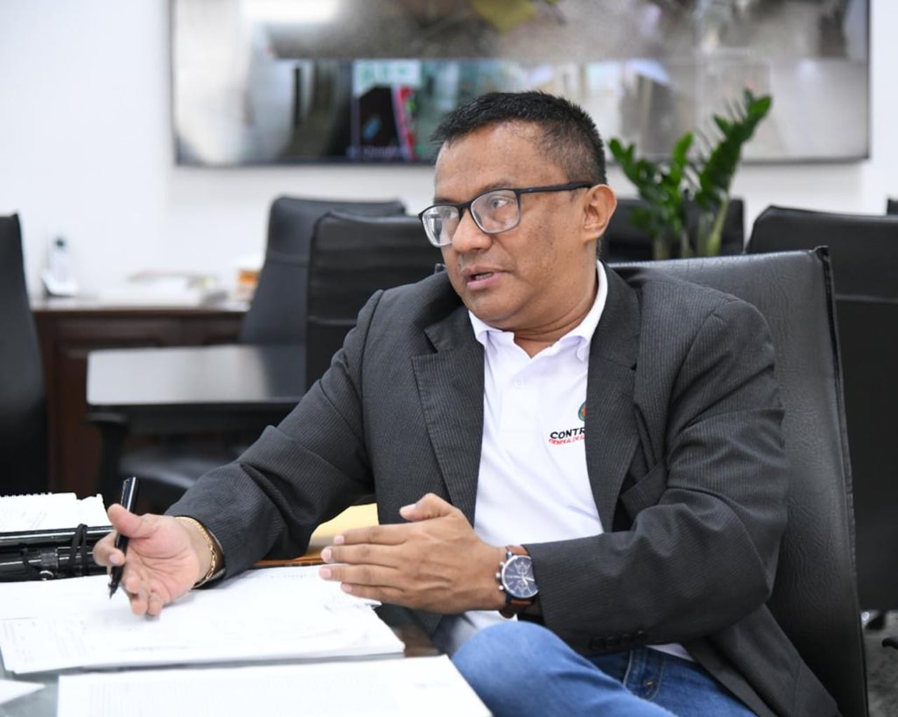 ex-contralor de Cali, Pedro Ordóñez.