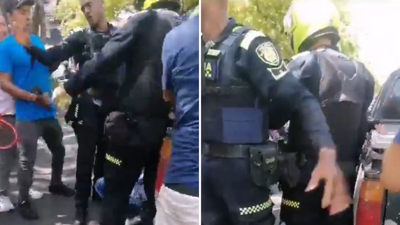 La Policía tuvo que intervenir para evitar que la comunidad linchara a los señalados ladrones.