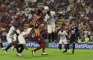 Ene. 26/2023
El Deportes Tolima ganó 2-1 ante el América de Cali en la primera fecha de la liga BetPlay I 2023.
Colprensa/Jorge Cuéllar