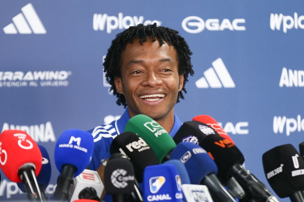 Millonarios presentó a Juan Guillermo Cuadrado como nuevo jugador del club.