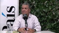 Wilmer Barahona, exárbitro de Colombia, en La Tocata