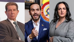 José Félix Lafaurie, Abelardo de la Espriella y María Fernanda Cabal.