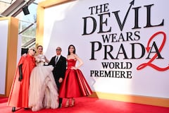 La premiere mundial de ‘El diablo viste a la moda 2’ se llevó a cabo en el David Geffen Hall en Nueva York.
