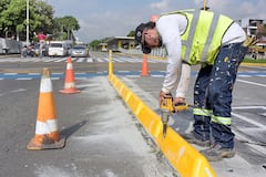Cambio de taches en varios puntos de la ciudad. Carrera primera con 44.