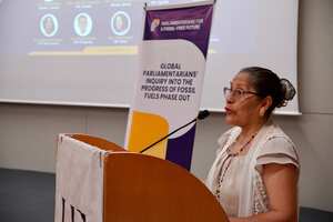 Rosa Gálvez, senadora canadiense ambientalista.