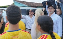 El presidente Abelardo De La Espriella recorrió zonas afectadas del Valle del Cauca tras el terremoto de magnitud 7,4 ocurrido el 10 de agosto.