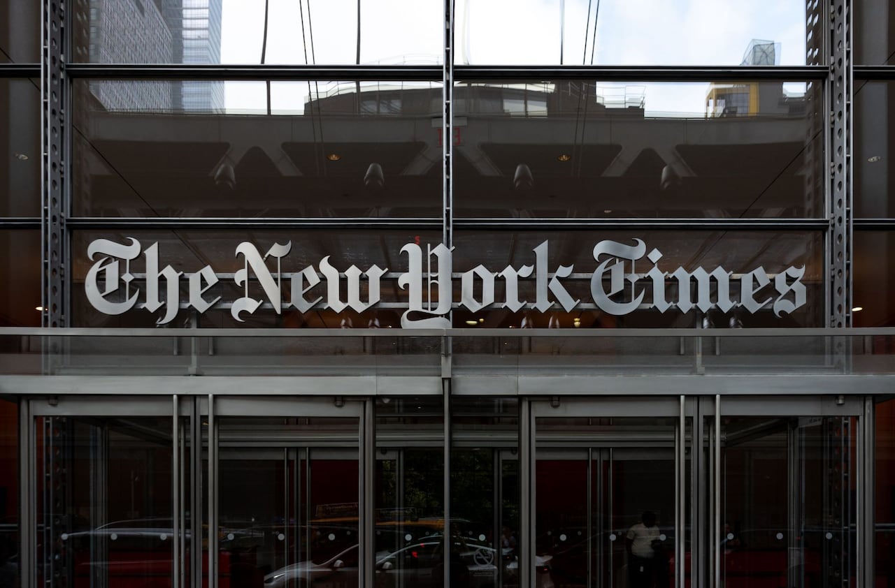 Exterior de una de las sedes del New York Times.