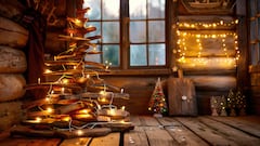 Alternativas sostenibles, innovadoras y creativas para hacer un árbol de Navidad.