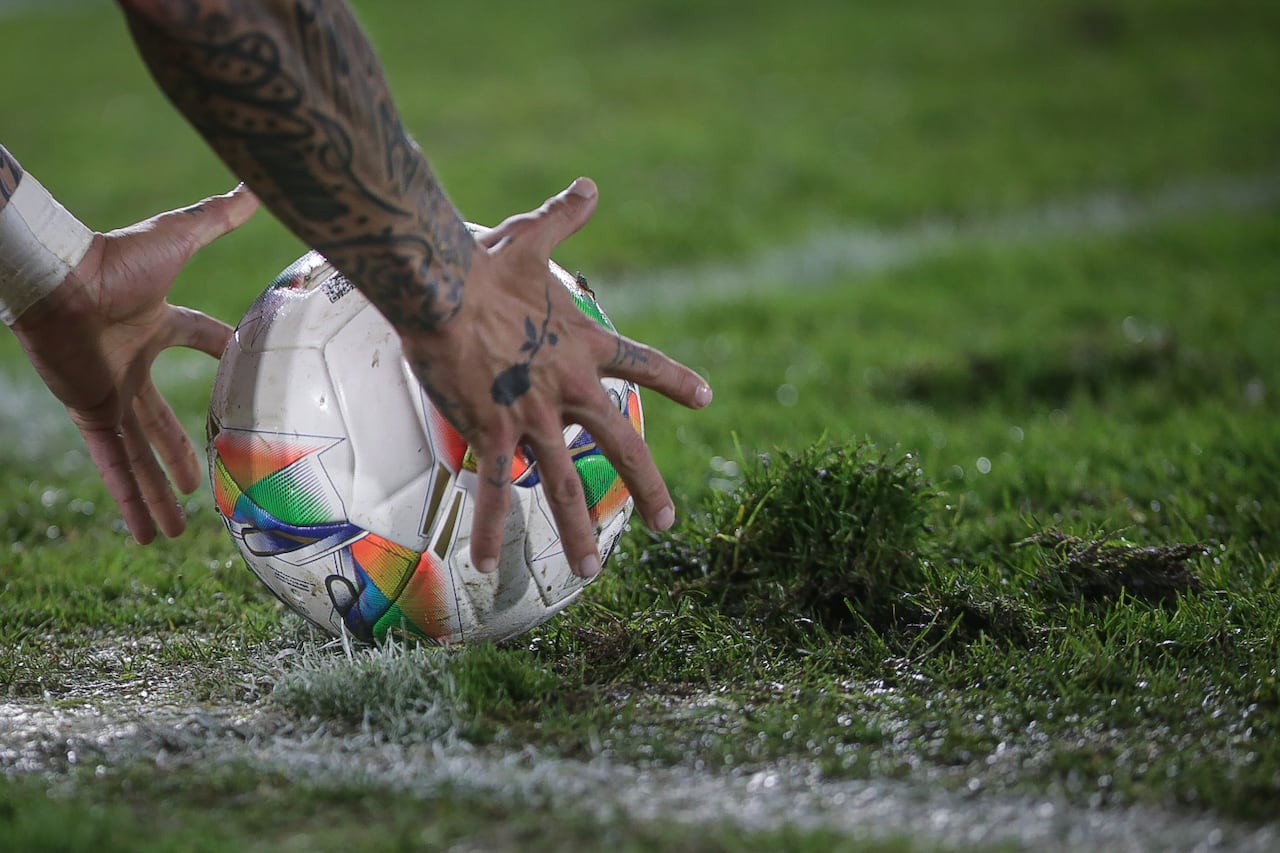 Bogotá. Enero 28 de 2026. Independiente Santa Fe enfrenta a Deportivo Pereira, por encuentro válido de la Liga BetPlay I 2026 de la fecha 3, en el Estadio Nemesio Camacho el Campín. (Colprensa - Cristian Bayona).