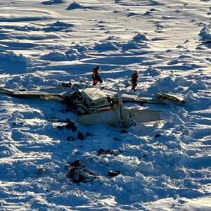 Accidente aéreo en Alaska.