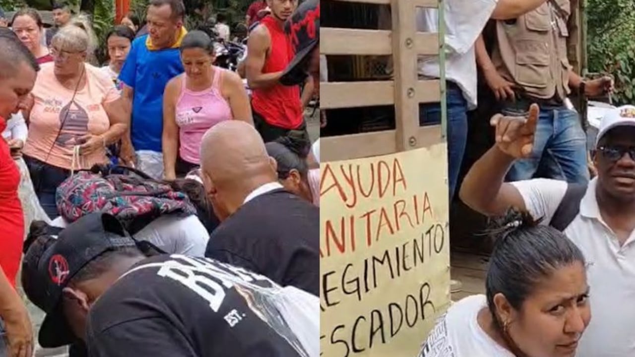Los campesinos e indígenas entregan directamente las ayudas a las familias afectadas, buscando así impactar positivamente entre el tejido social de los sectores populares de la capital del Valle.