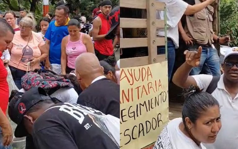 Los campesinos e indígenas entregan directamente las ayudas a las familias afectadas, buscando así impactar positivamente entre el tejido social de los sectores populares de la capital del Valle.
