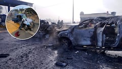 El automóvil en el que viajaban fue impactado por un tractocamión que perdió el control.