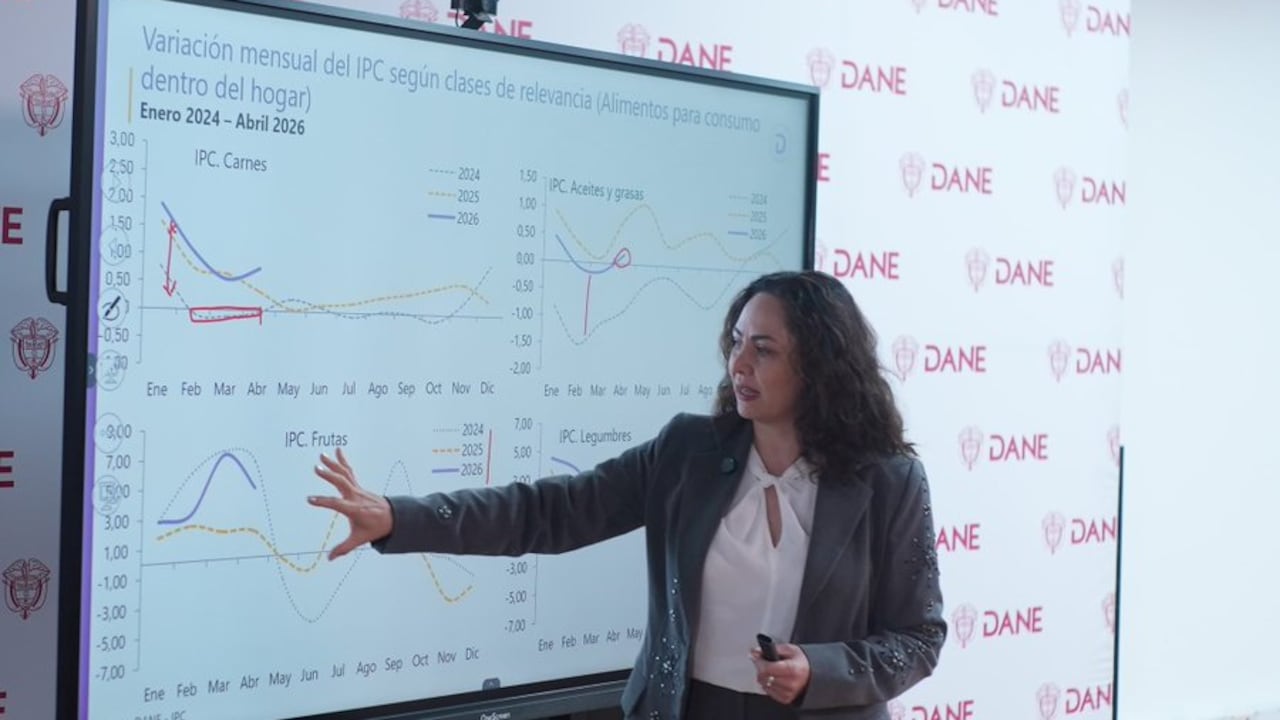 La directora general del Dane, Piedad Urdinola,