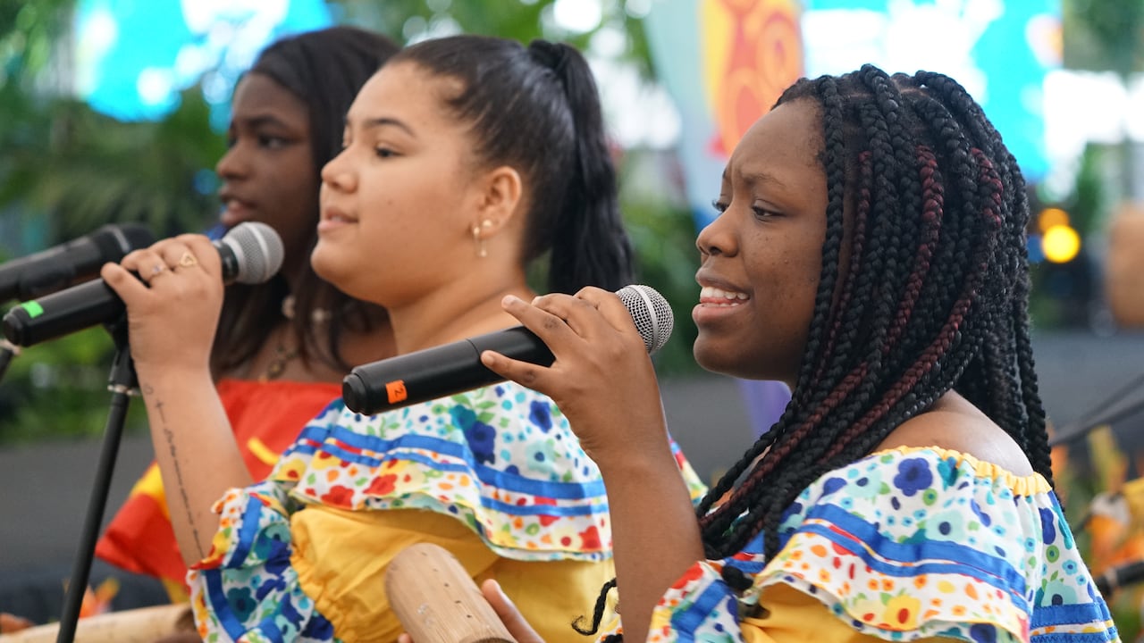 Rueda de prensa de la edición XIXX del Festival de Música de Pacífico Petronio Álvarez. Foto Jorge Orozco / El País.