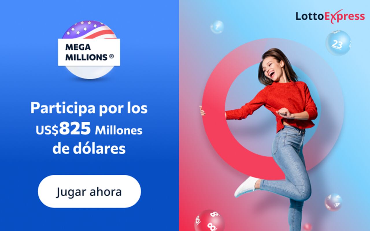 Mega Millions sortea 3,6 billones de pesos este viernes.