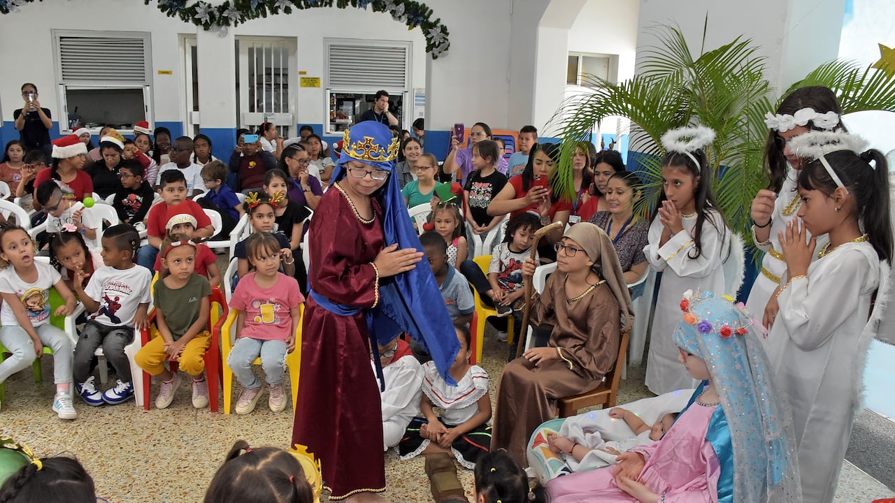 Celebración Novena Navideña Instituto de Ciegos y Sordos.