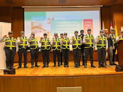 Agentes del grupo GRIS de la Secretaría de Movilidad de Cali recibieron un reconocimiento por su apoyo en el traslado oportuno de órganos hacia centros asistenciales de la ciudad.