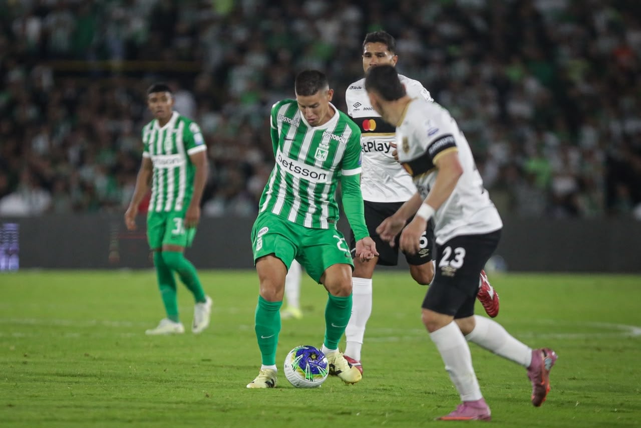 Imagen del partido entre Internacional de Bogotá y Atlético Nacional por la fecha 13 del segundo semestre de la Liga Colombiana 2026.