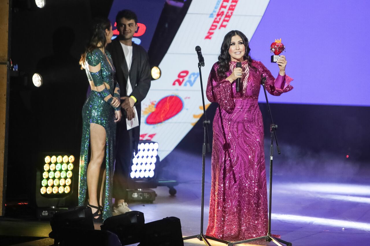 Varios artistas participaron de la ceremonia de premiación de la edición 2023 de los premios Nuestra Tierra.