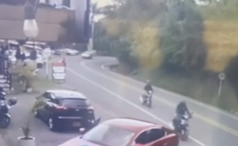 Cámara registra robo en el kilómetro 28.