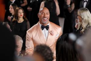 HOLLYWOOD, CALIFORNIA - MARCH 12: Dwayne Johnson attends the 95th Annual Academy Awards on March 12, 2023 in Hollywood, California. (Photo by Neilson Barnard/Getty Images)