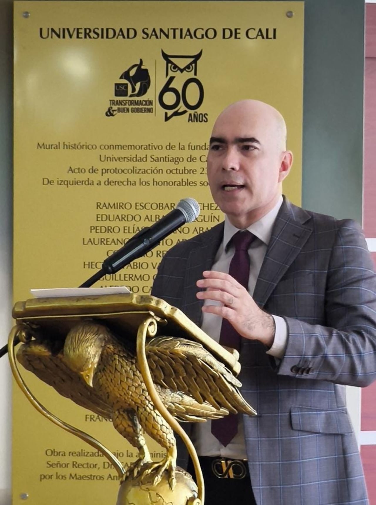 Rector de la Universidad Santiago de Cali, Carlos Andrés Pérez Galindo, estuvo en la inauguración del Centro de Aprendizaje de Chino autorizado en el sur de Colombia.