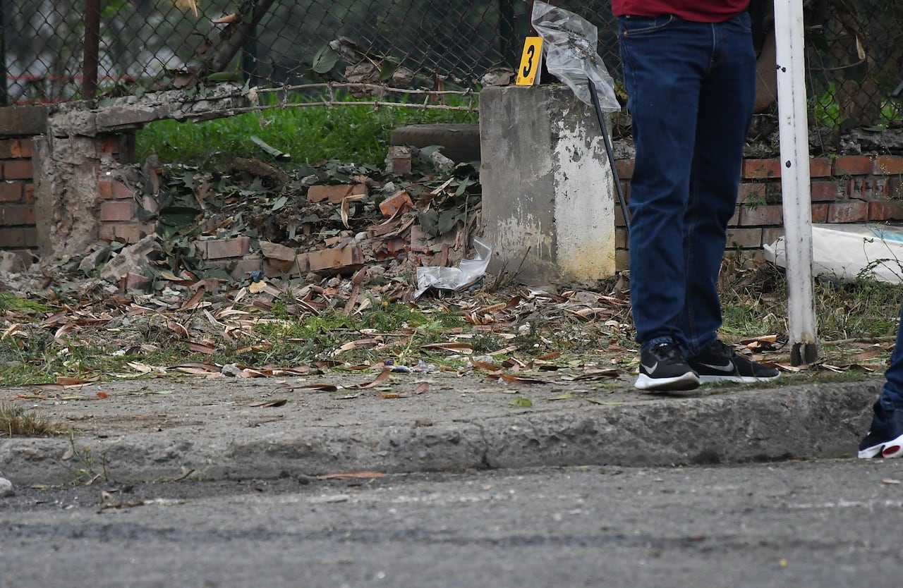 Cali: Atentado terrorista en Mariano Ramos deja dos policías muertos. Foto José L Guzmán. El País