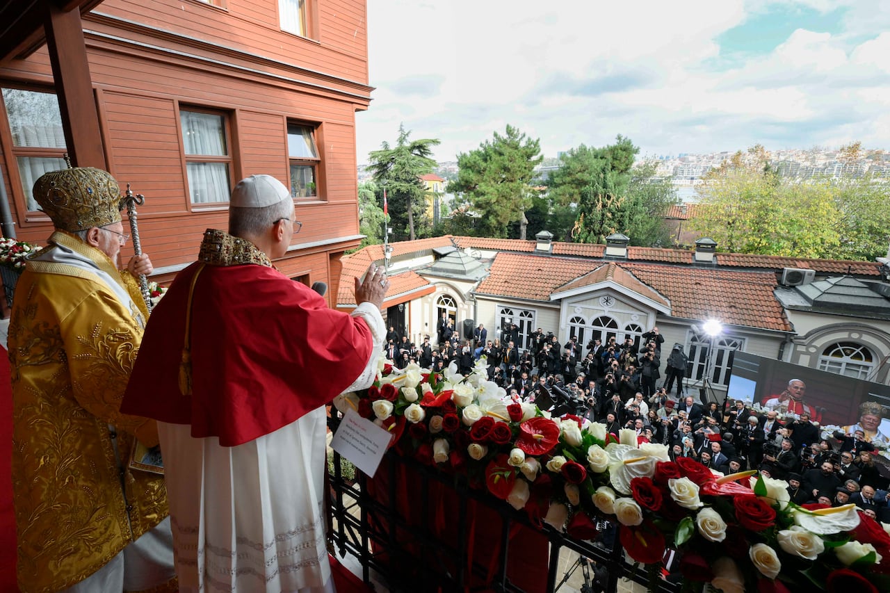 Papa León XVI en en Líbano