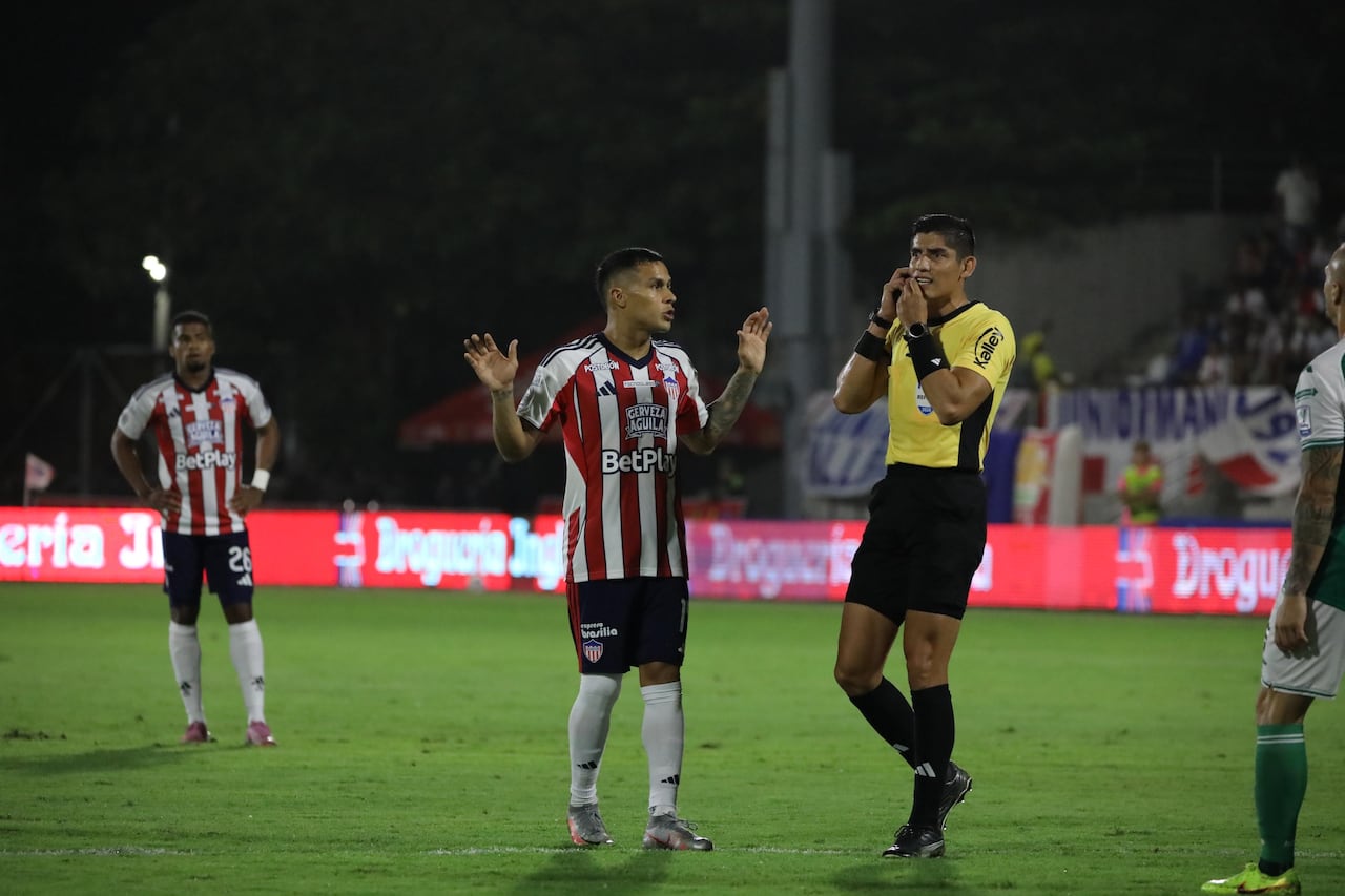 Imagen del partido entre Junior de Barranquilla y Deportivo Cali por la fecha 15 del primer semestre de la Liga Colombiana 2026.