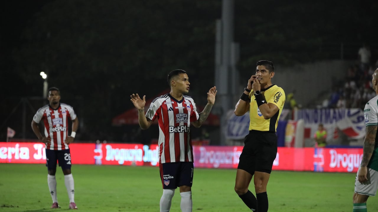 Imagen del partido entre Junior de Barranquilla y Deportivo Cali por la fecha 15 del primer semestre de la Liga Colombiana 2026.