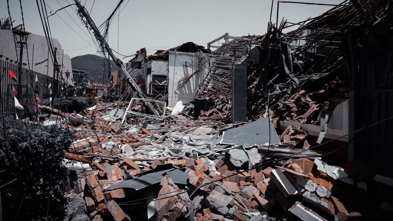 Imágenes de los estragos que dejó el terremoto del pasado 10 de agosto de 2026, en Roldanillo, Valle del Cauca.