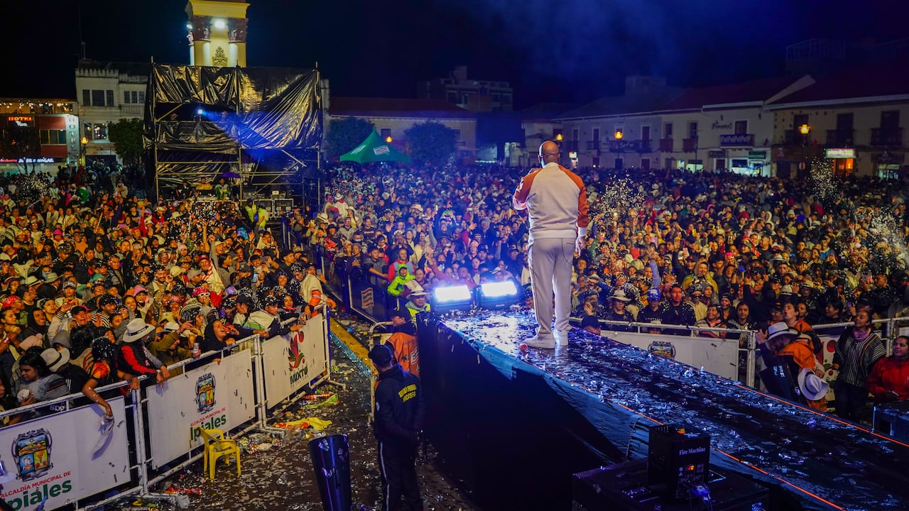 Willy García se dirigió con mucho afecto al público de Ipiales, Nariño.