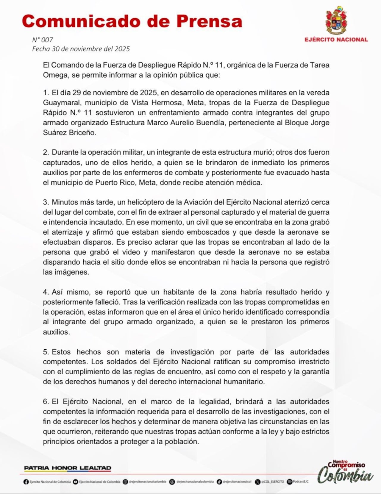 Según documentos divulgados en el debate, el civil John Bayron Londoño Gutiérrez habría sido detenido en una operación militar.