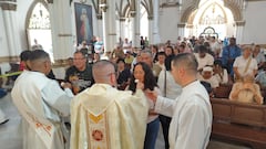 Masiva asistencia a la misa de reconciliación en La Ermita.