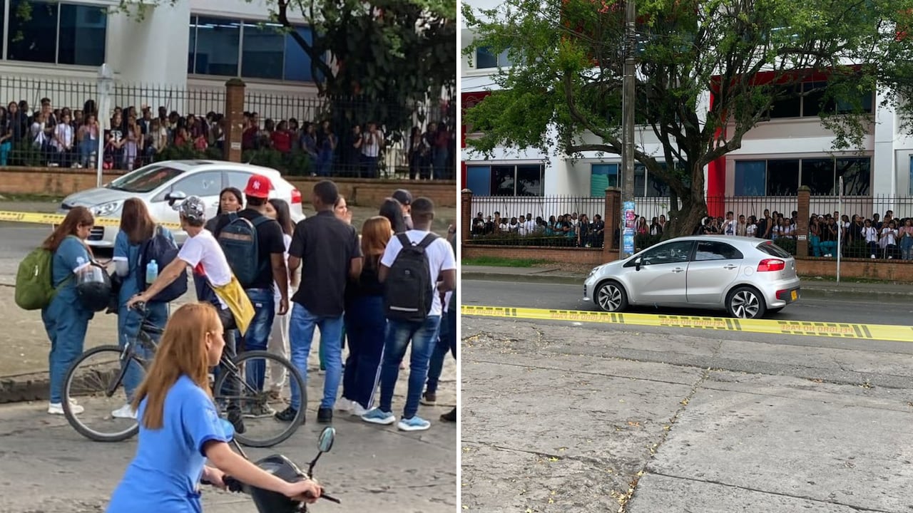 El homicidio fue al sur de Cali, a las afueras de la Universidad Santiago de Cali.